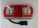 Фонарь задний UNIVERSAL ФЗУ-3 LED 12-24в NEON, размер 165х80х36мм ,разъём 4PIN Новинка