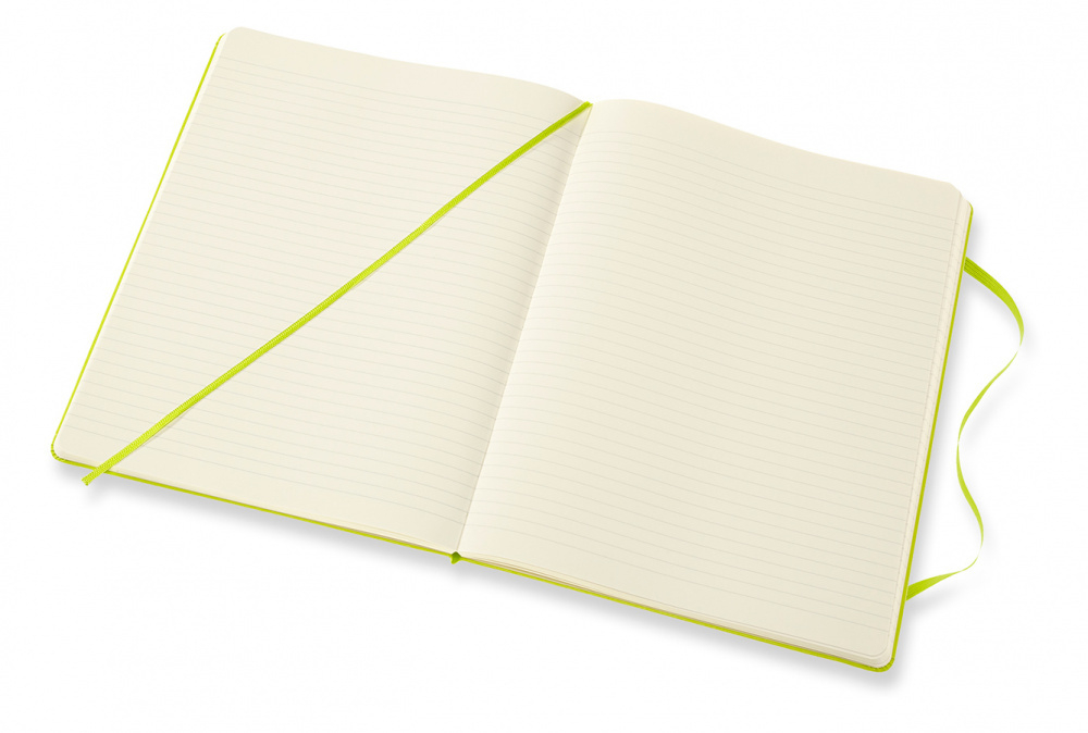 Блокнот Moleskine Classic (QP090C2) XLarge 190х250мм PP 192стр. линейка твердая обложка лайм