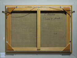 Ермаков С. (р. 1961) «Зима в Москве». Масло. XXI в.