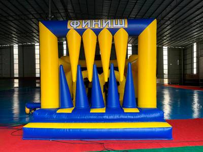 Надувная полоса препятствий “Веселые старты” 20*3,5*4,5 м