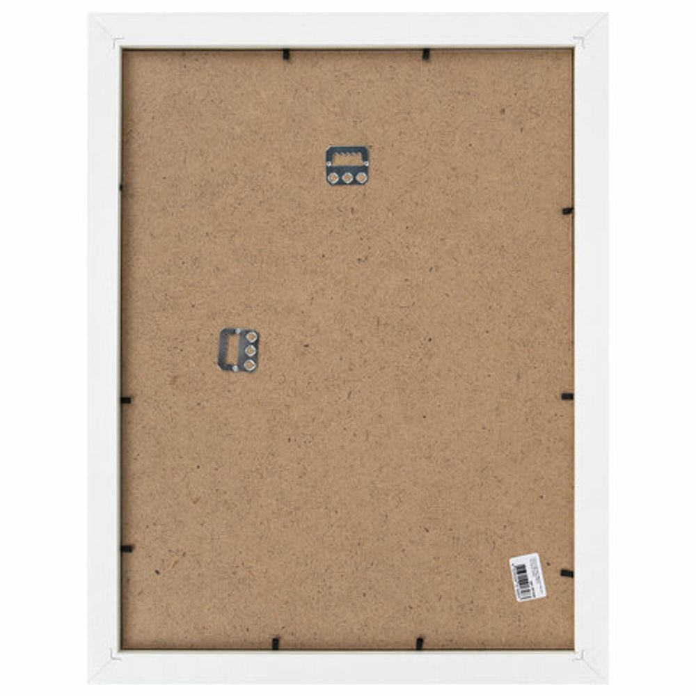 Рамка 30х40 см с паспарту 21х30 см, небьющаяся, багет 26 мм, МДФ, BRAUBERG "Ambassador", белая, 391368