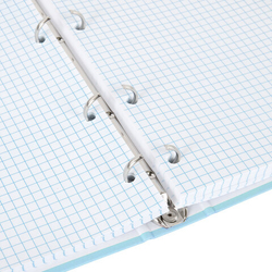 Тетрадь на кольцах А5 175х215мм, 120л, твердый картон, клетка, BRAUBERG, кросс-серия PASTEL, 405198