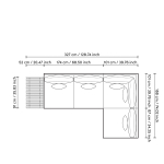 Диван Sofa Royal Palm арт.114998