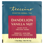 Teeccino, Жареный травяной чай, одуванчик, ваниль, орехи, без кофеина, 25 чайных пакетиков, 150 г (5,3 унции)