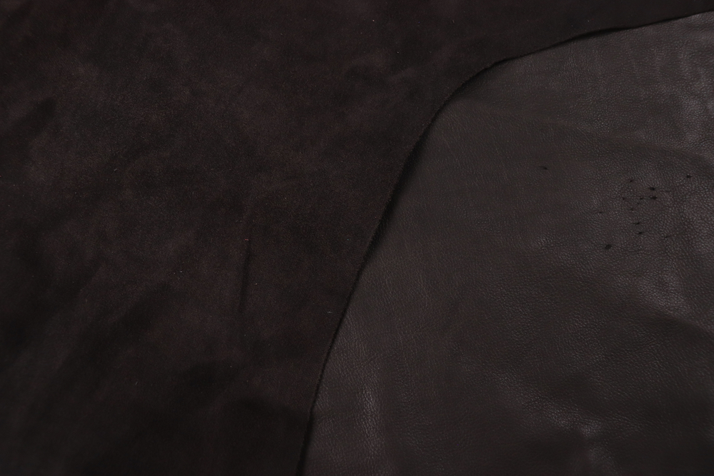 0,5-0,7 Кожа Подкладочная Флора Темно-коричневая 37дм² (КЛ)