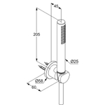 Душевой гарнитур Kludi Nova Fonte Хром (2085005-15)