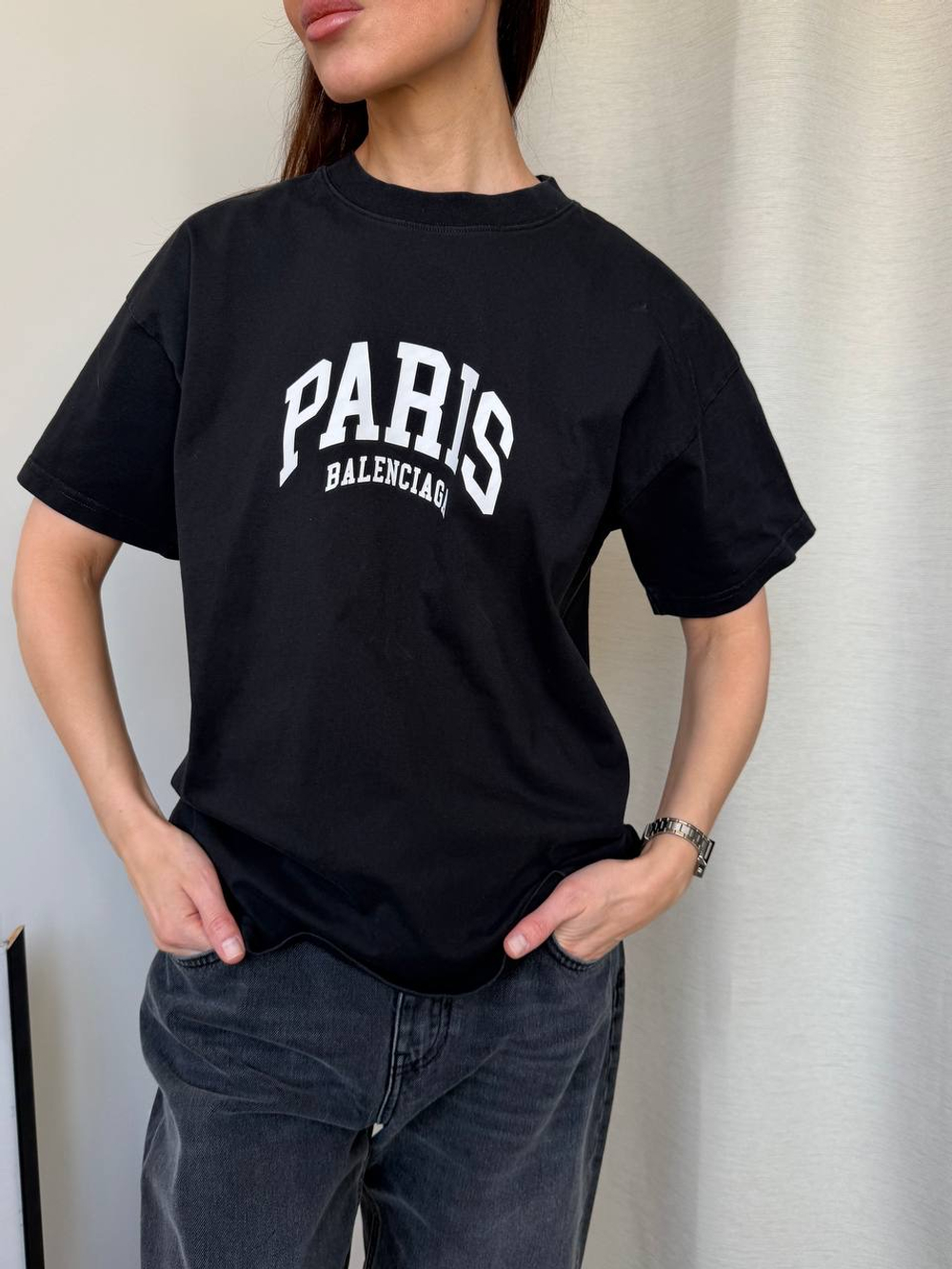 Хлопковая футболка Balenciaga, S