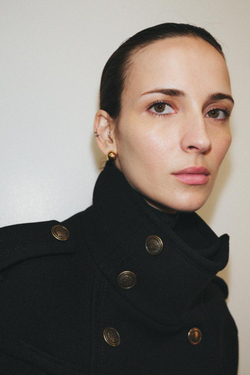 ZARA НАКИДКА ИЗ СМЕСОВОЙ ШЕРСТИ С МЕТАЛЛИЧЕСКИМИ ПУГОВИЦАМИ — ZW COLLECTION, ЧЕРНЫЙ