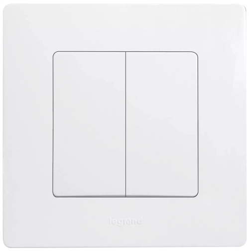 Etika Выкл.2х кл. 10А бел. 672202