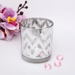 Подсвечник «Зиг-заг» 8,8*10см цвет серебро