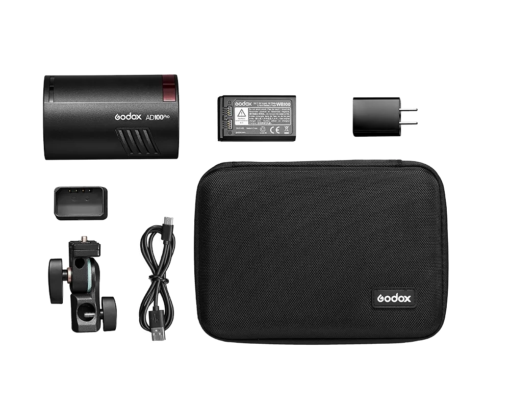 Вспышка аккумуляторная Godox Witstro AD100Pro с поддержкой TTL