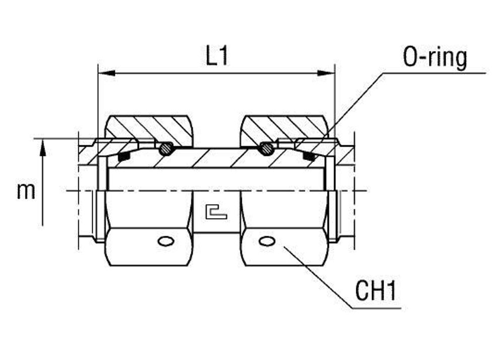 Соединение PNN DL35 М45х2