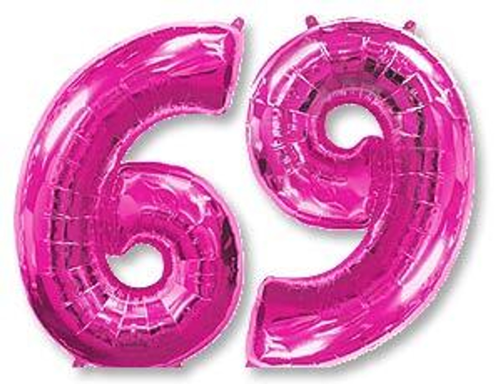 Ф ЦИФРА 6/9  40" Фуксия
