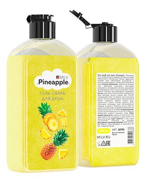 Гель-скраб для душа PINEAPPLE 340 мл. Milv
