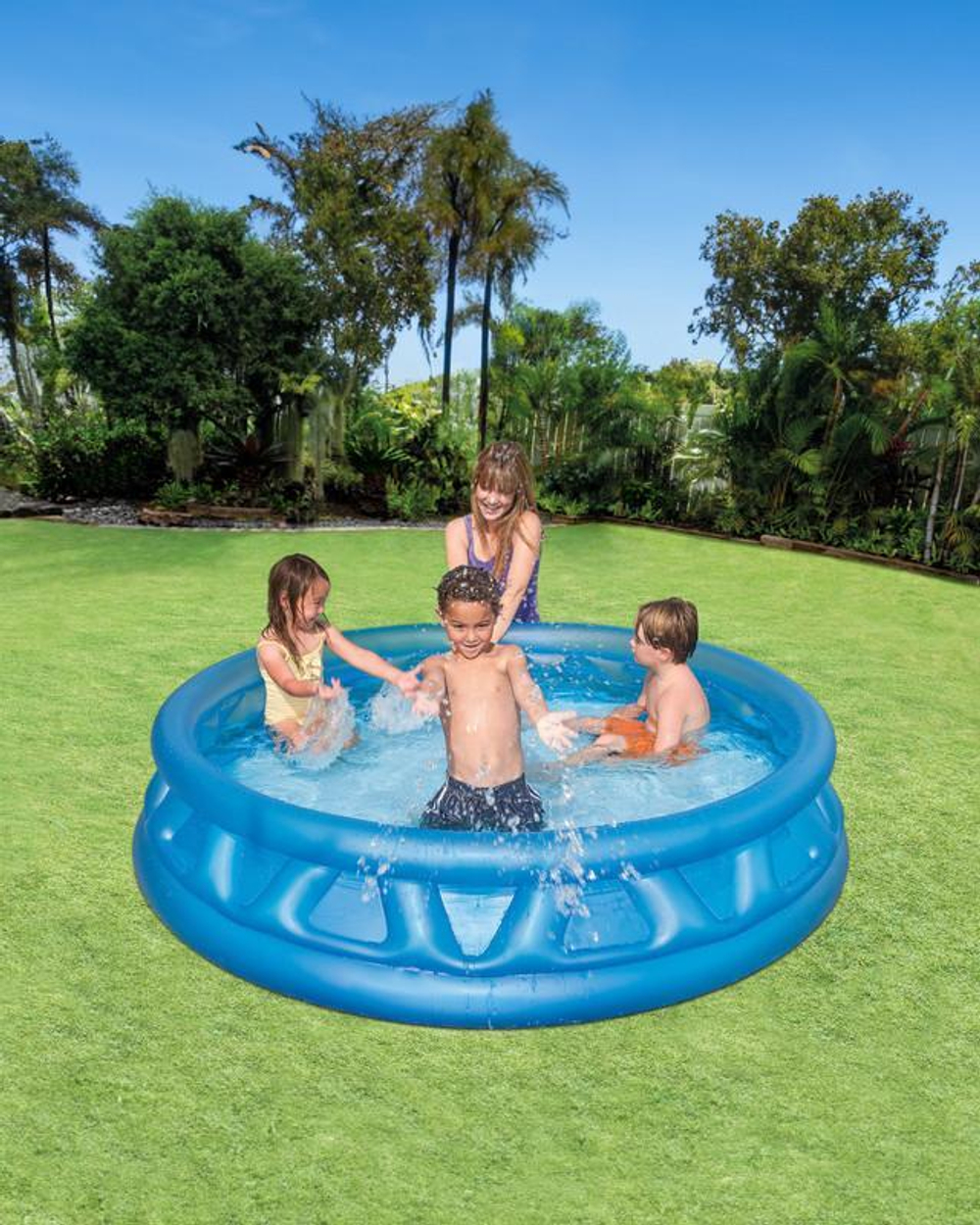 Бассейн надувной круглый 188*46см Soft Side (Intex)