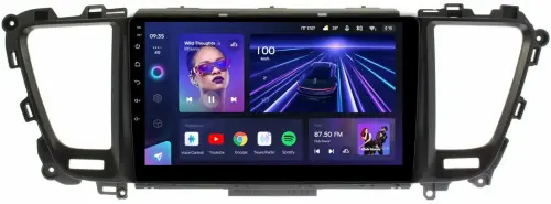 Магнитола для KIA Carnival 3 2014-2020 (большая рамка) - Teyes CC3L на Android 10, CarPlay, 4G SIM-слот