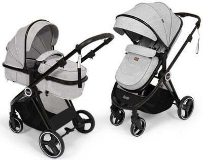 Детская коляска Nuovita Luno 2 в 1 Дымчато-белый