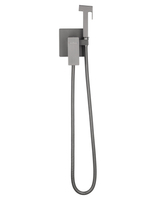 Смеситель с гигиеническим душем встраиваемый WONZON & WOGHAND CUBE 2.0, Темный графит (WW-88829068-BGM)