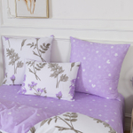 Комплект постельного белья Делюкс Сатин 100% хлопок на резинке LR452