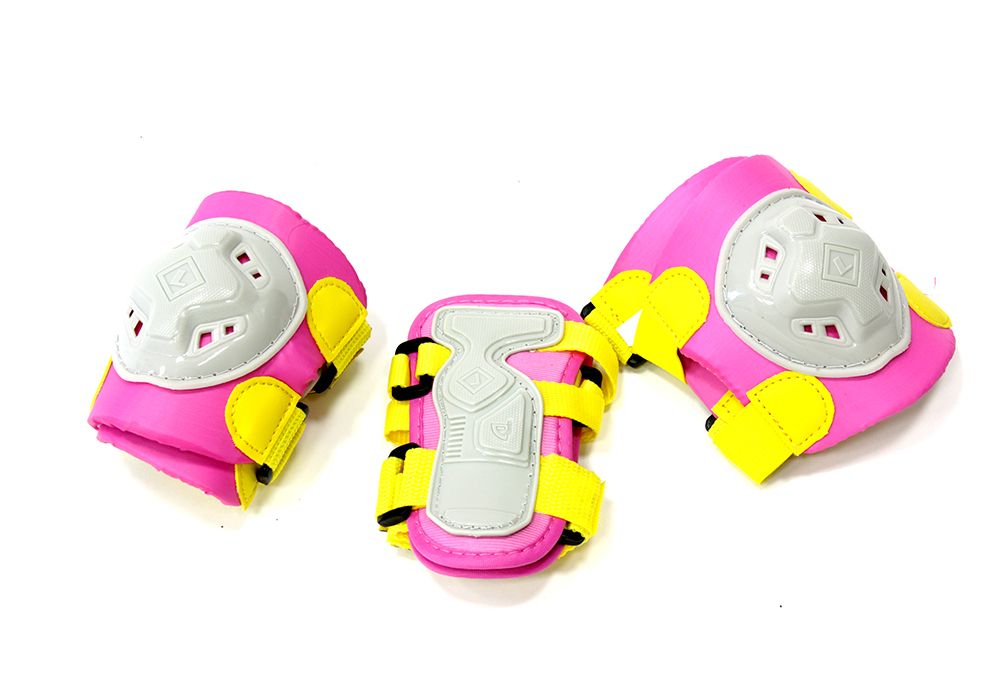 Роликовая защита Макссити GAME, розовый, разм S