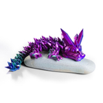 Кристальный дракон, малыш, красно-сине-зеленый