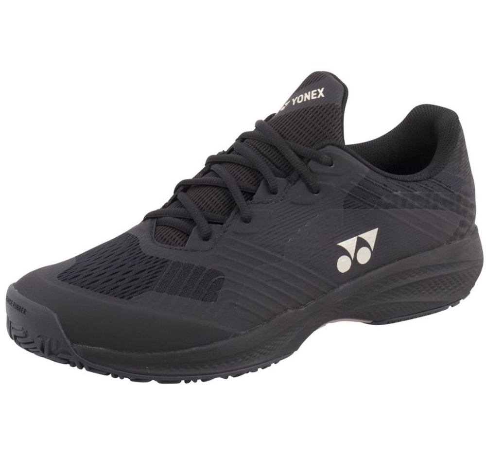 Мужские кроссовки теннисные Yonex Power Cushion Sonicage - black/mocha gray