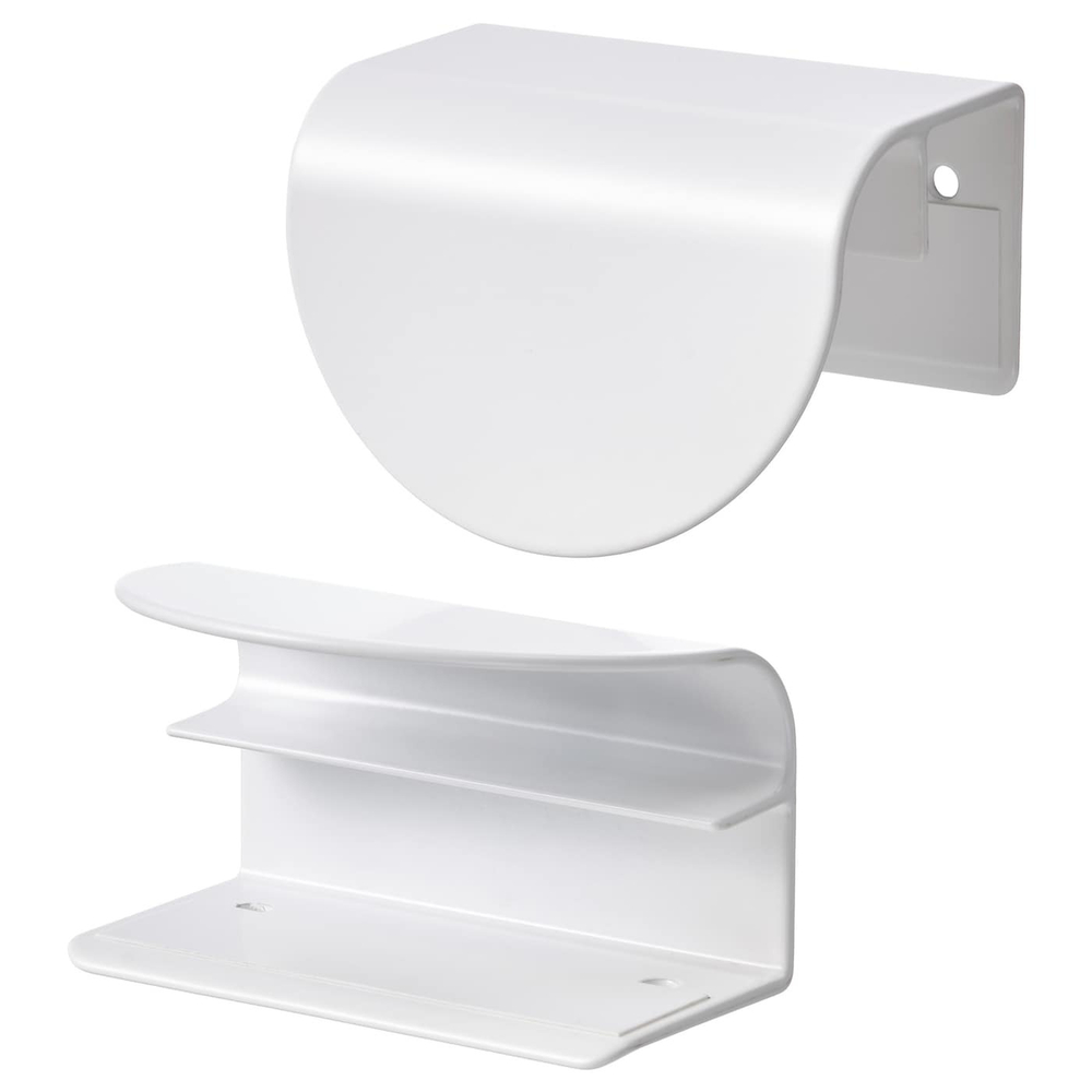 IKEA LATMASK  (ИКЕА ЛАТМАСК)  -  Зажимное приспособление, белый, 60 мм 2 шт.