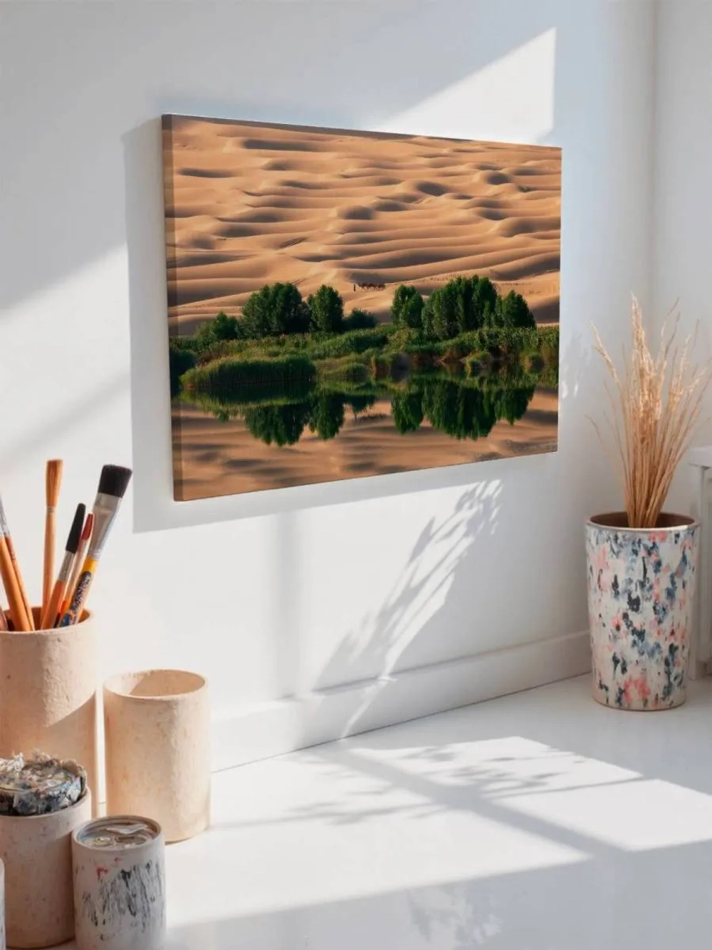 Картина на стену 40 X 50 Оазис в пустыне