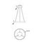 Подвесной светодиодный светильник Maytoni Rim MOD058PL-L32BSK