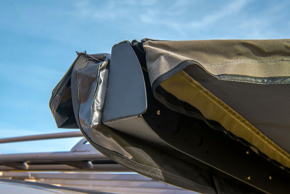 Маркиза автомобильная безопорная, веерная 2,3х2 м (левая) РИФ