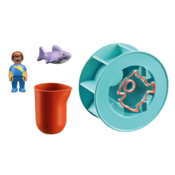 Playmobil - Водяная мельница с маленькой акулой 70636
