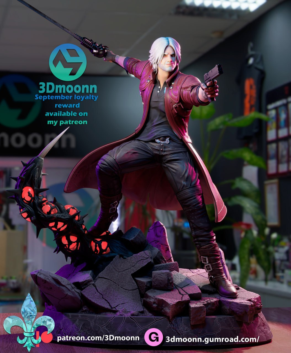 Данте Дьявол может плакать Фигурка Dante Statue Devil May Cry dmc