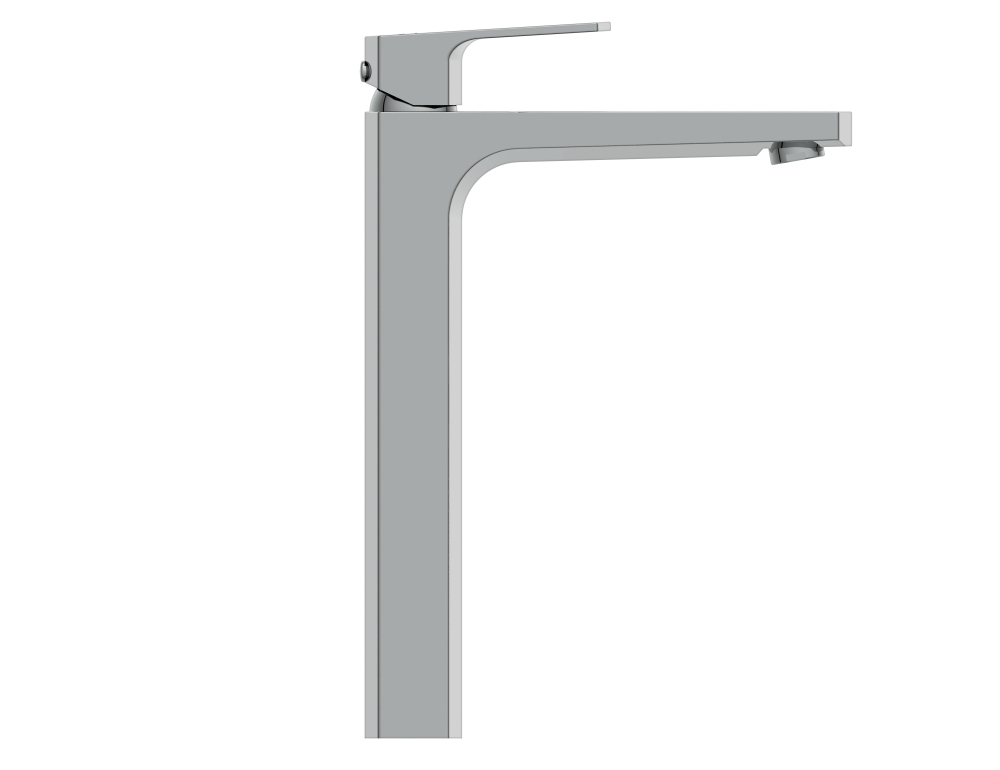 Смеситель для раковины высокий WISLA однорычажный клик клак