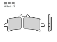 Brembo Колодки тормозные передние 07BB3796 (1 суппорт)