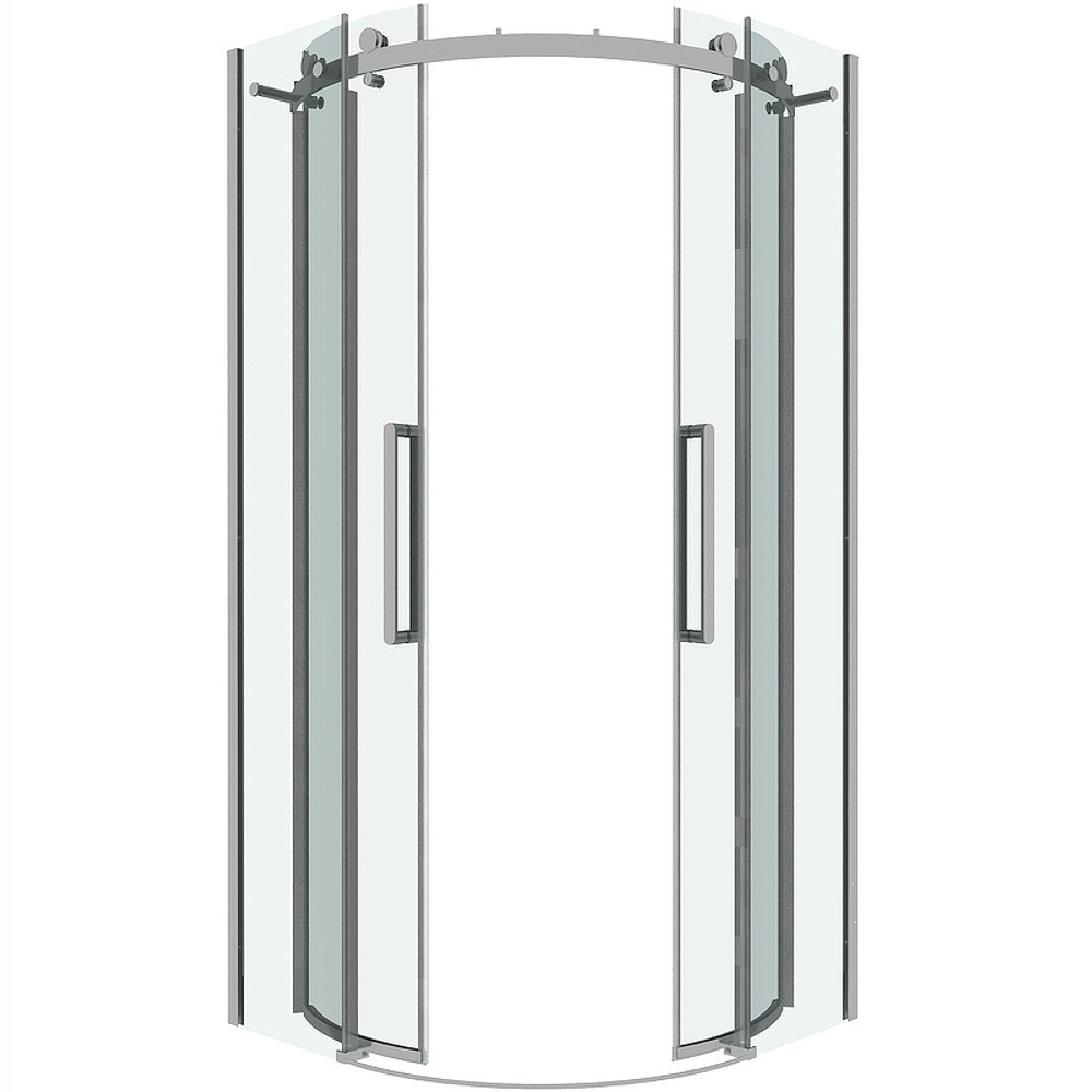 Душевой уголок Grossman Classic 90х90 301.K33.04.9090.10.00 профиль Хром стекло прозрачное