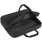 Папка с ручками А4, Staff, широкая, Черный, ткань, молния