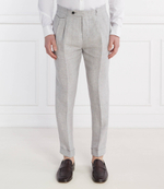 Льняное чиносы 13 Sapo Windsor - серый(30041984)