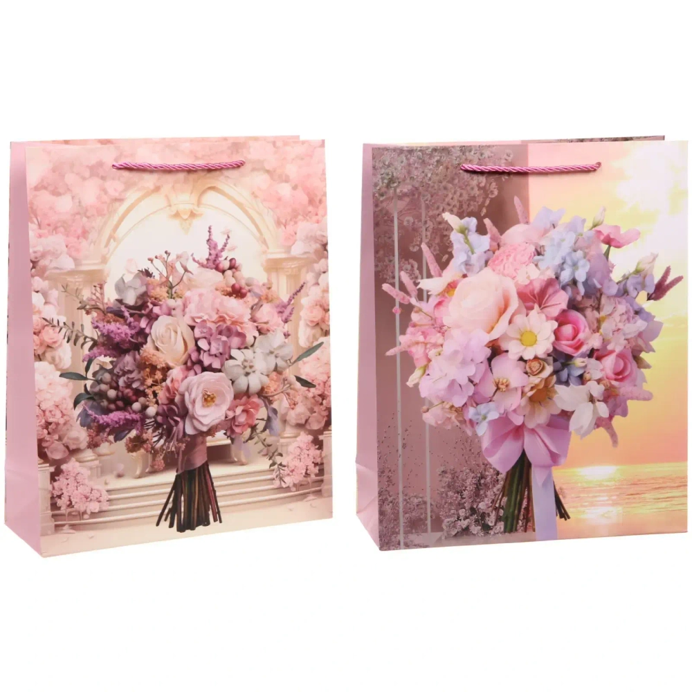 Пакет подарочный «Нотюрморт» 26*32*10 см, микс