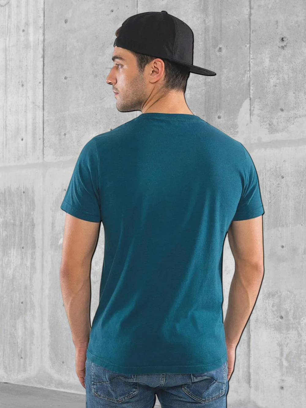 5003 Футболка мужская супрем бирюзовый (56-3XL)