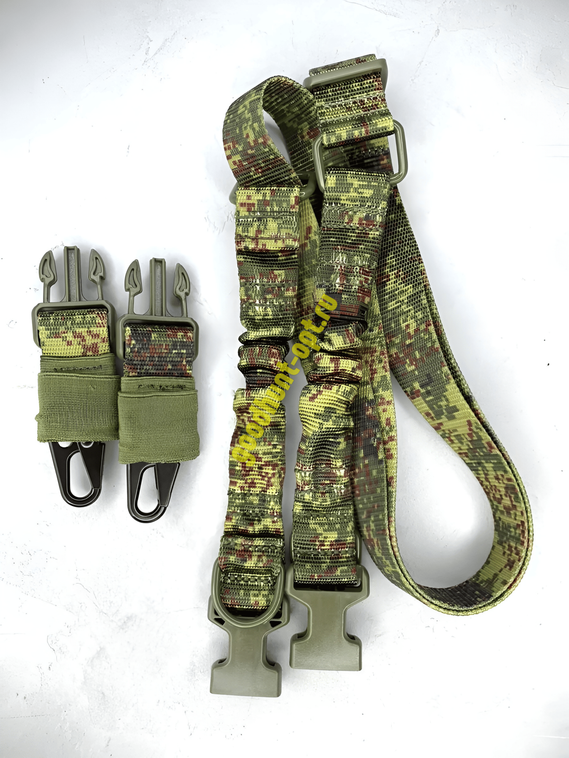 Тактический ремень на автомат двухточечный Пиксель