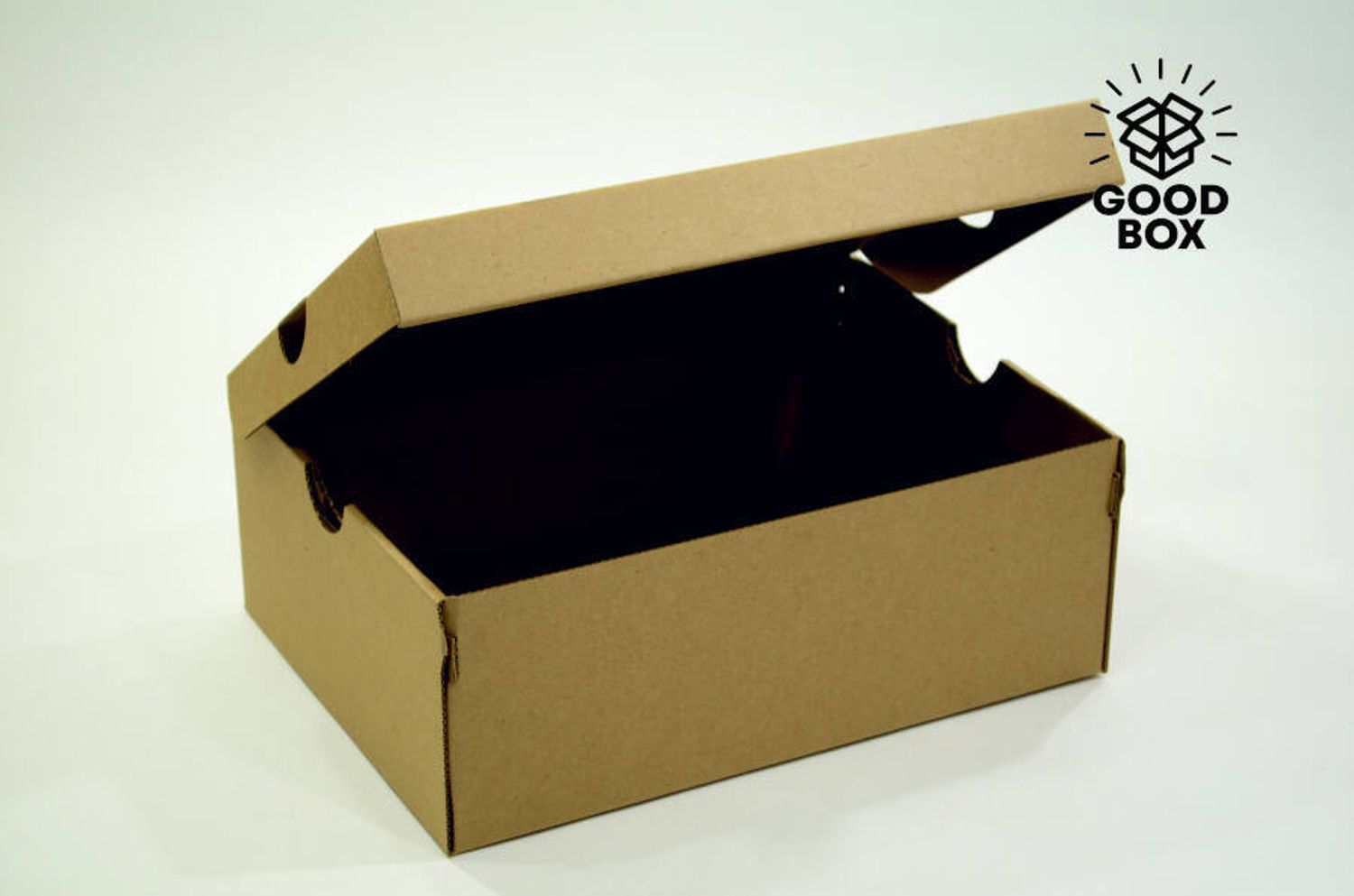 Коробка 310*210*110 бурая микра под обувь