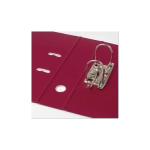 Регистратор 70мм BRAUBERG двухсторонний ПВХ, см. инф. окно, бордовый