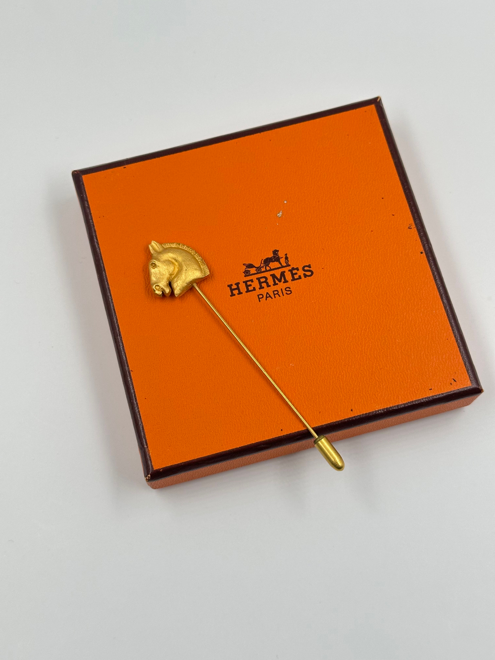 Брошь булавка Hermes