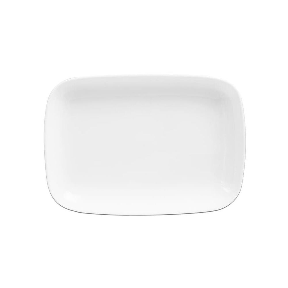 Блюдо прямоугольное 20*14,3 см h2,9 см 375 мл без борта   Noble [3]