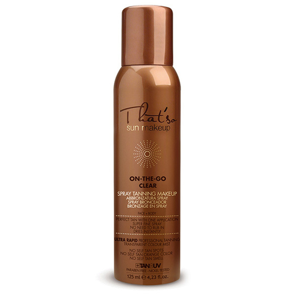 Спрей-автозагар бронзово-золотистый That`So On The Go Clear Tanning Spray 125мл
