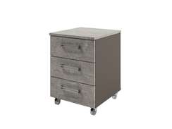 Тумба подкатная 422x460x565 D-91 Бетон Чефалу светлый/Трюфель