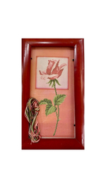 Набор для вышивания с деревянной рамкой (мулине 100% хлопок ) 23х39см Германия