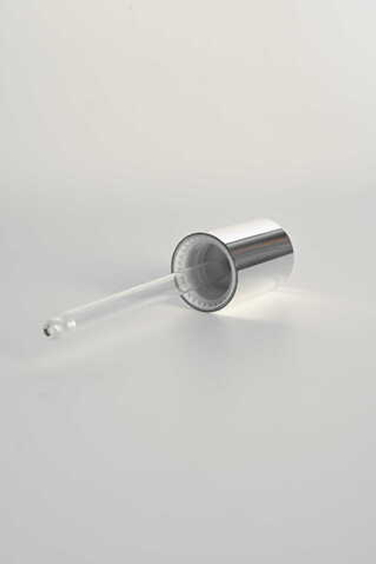 Пипетка с кнопкой 18/410 серебряная