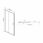 Душевая дверь Vincea Garda VDS-1G120CLBN 120 профиль брашированный никель/стекло прозрачное