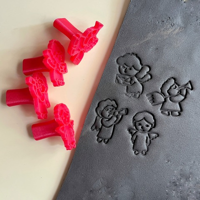 Набор штампов «Ангелочки»